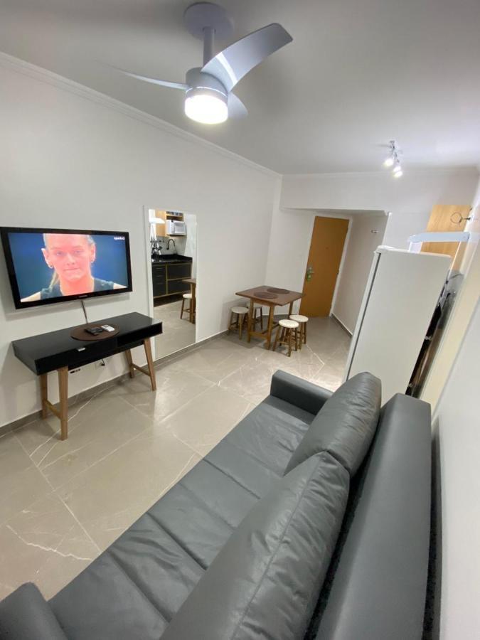 Flat - Acomoda Ate 4 Hospedes - Bairro Do Gonzaga - Santos Sp 외부 사진